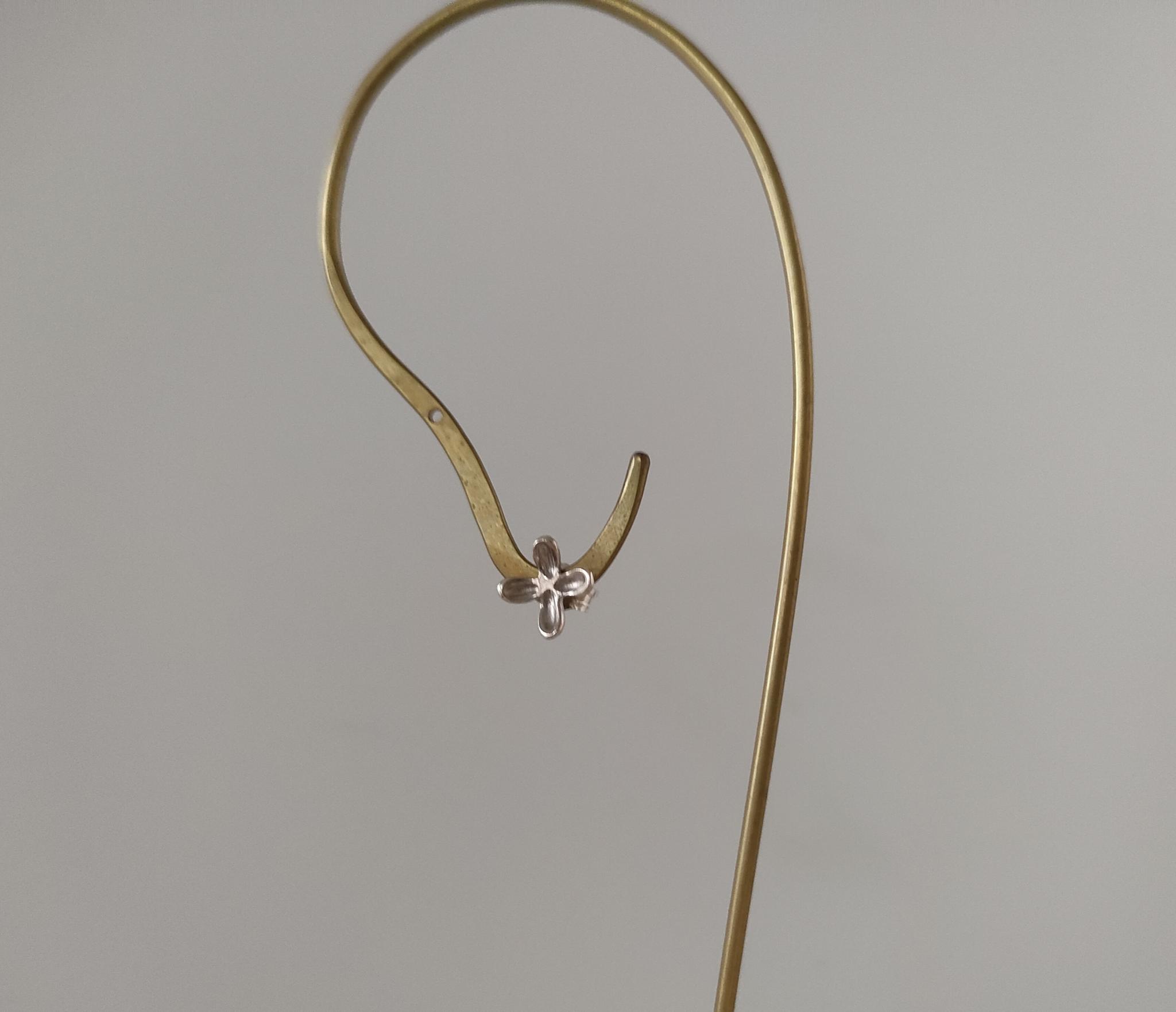 金木犀ピアス 3粒と1粒  no,2 | 3枚目